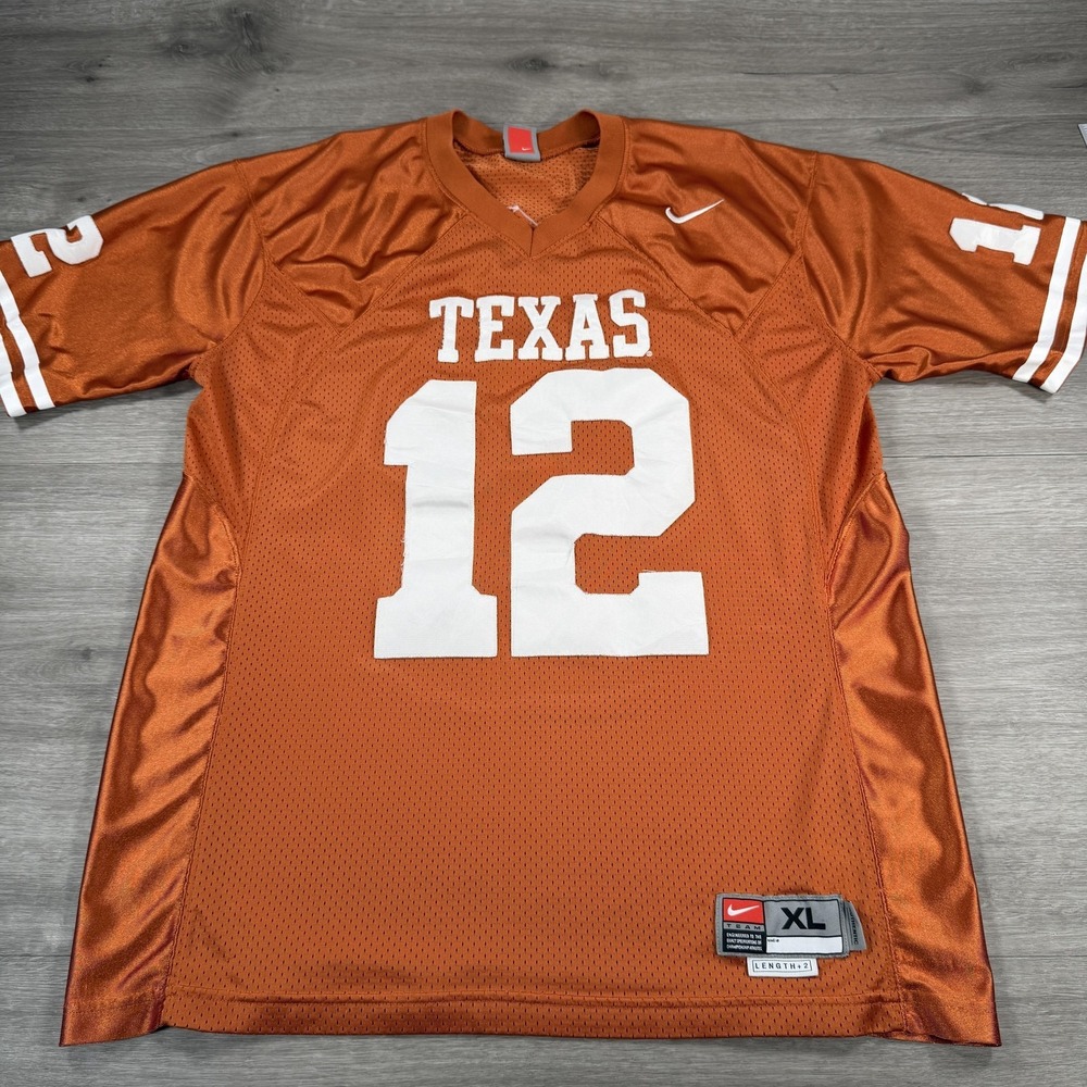 Vintage Nike Texas Longhorns Jersey McCoy XL Orange NCAA College Football  #12